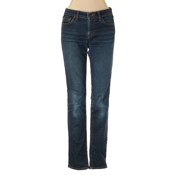 J Brand Blue Low Rise Pencil Leg Ink Jeans 811C012 - Picture 4 of 15